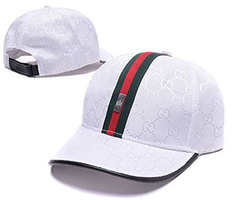 white gucci caps|Gucci fitted cap.